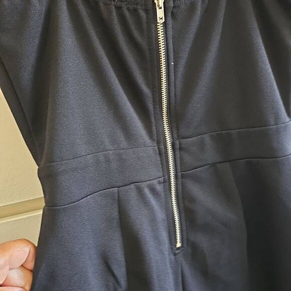 Iris black jumpsuit, lace bodice, nwot, s - Picture 6 of 7